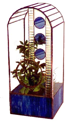 Blue Tower Arch Terrarium